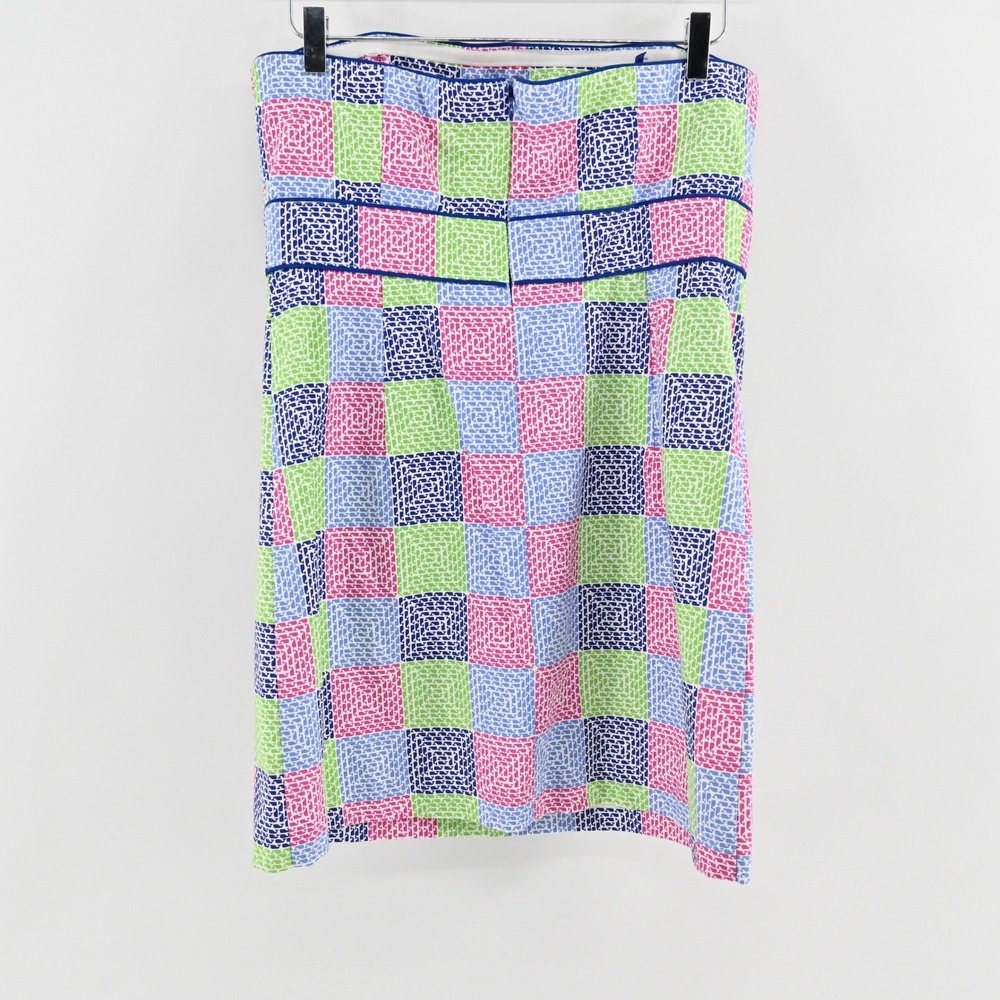 Vineyard Vines Strapless Patchwork Dress Size 12 … - image 3